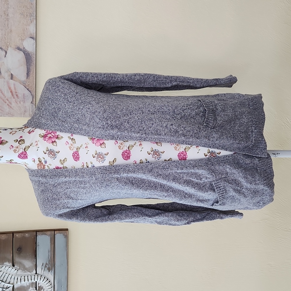 Old Navy Speckled Grey Cardigan large 10-12